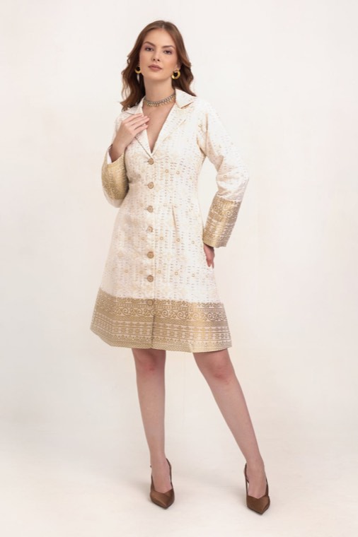 Heritage Jacquard Jacket Dress
