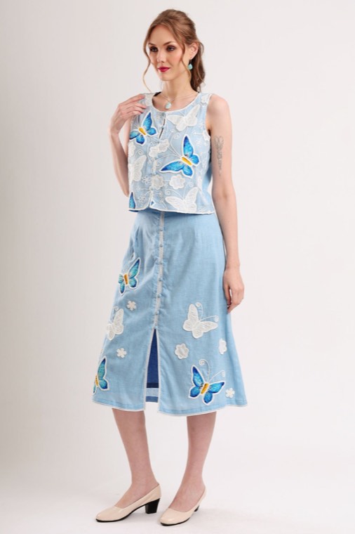 Spring Flutter Cotton Dress